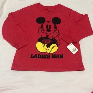 Toddlers boys Disney Mickey Mouse long  sleeve